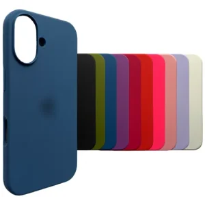 SILICONE CASE IPHONE 16  COLORES SURTIDOS