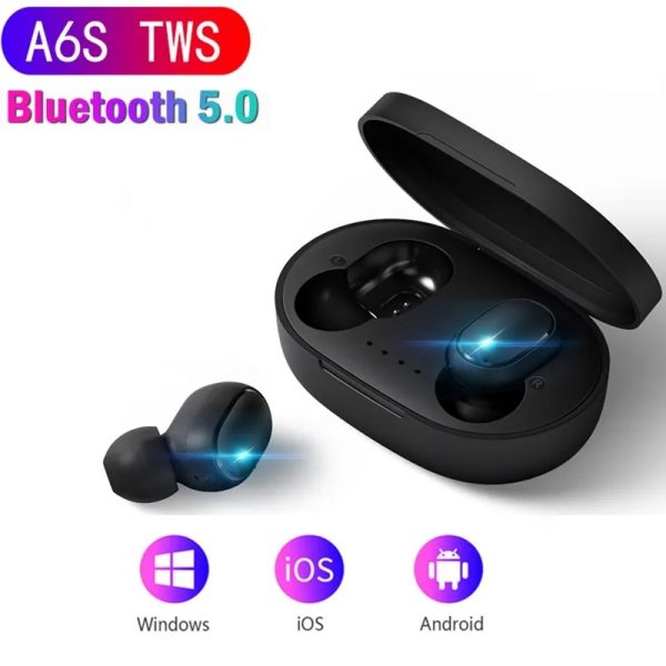 Audifonos A6s Tws Negro - Imagen 2