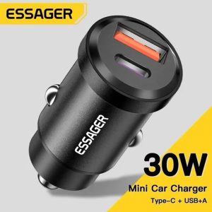 Cargador Carro Essager 30W
