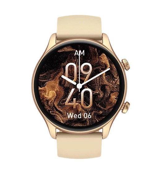 Reloj Inteligente Zeblaze Btalk 3 Plus Champagne Gold - Imagen 6