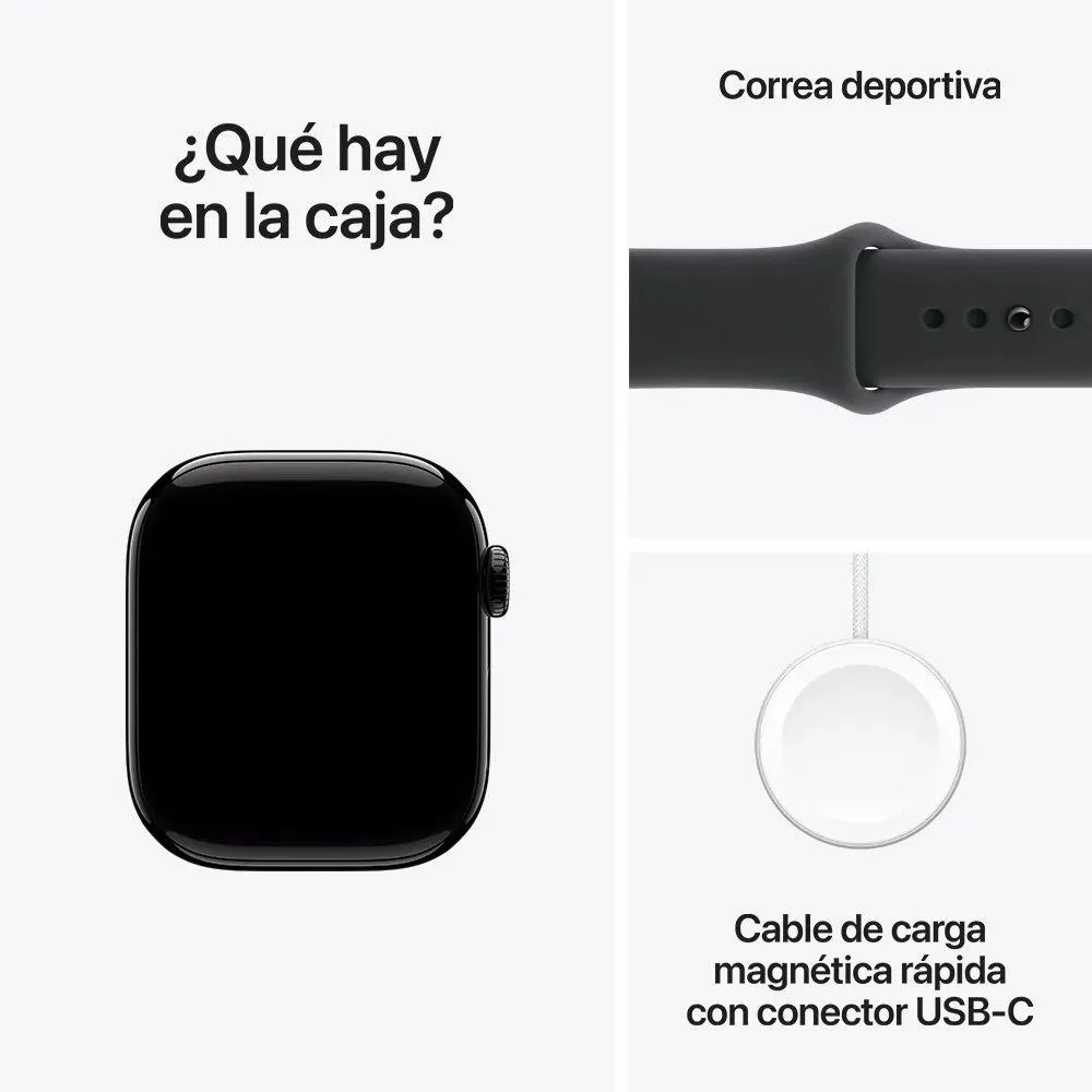 Apple Watch Serie 11 46mm M/L Jet Black - Imagen 3