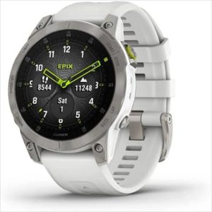 Reloj Garmin Epix Sapphire Gen 2 White Titanium