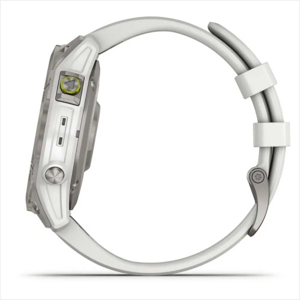 Reloj Garmin Epix Sapphire Gen 2 White Titanium - Imagen 3
