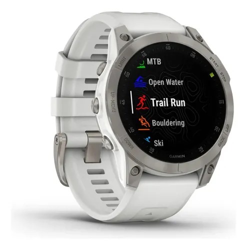 Reloj Garmin Epix Sapphire Gen 2 White Titanium - Imagen 2