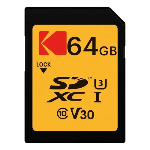 Tarjeta de Memoria Kodak MicroSDXC 64GB UHS-I U3 V30 A1 - Imagen 3